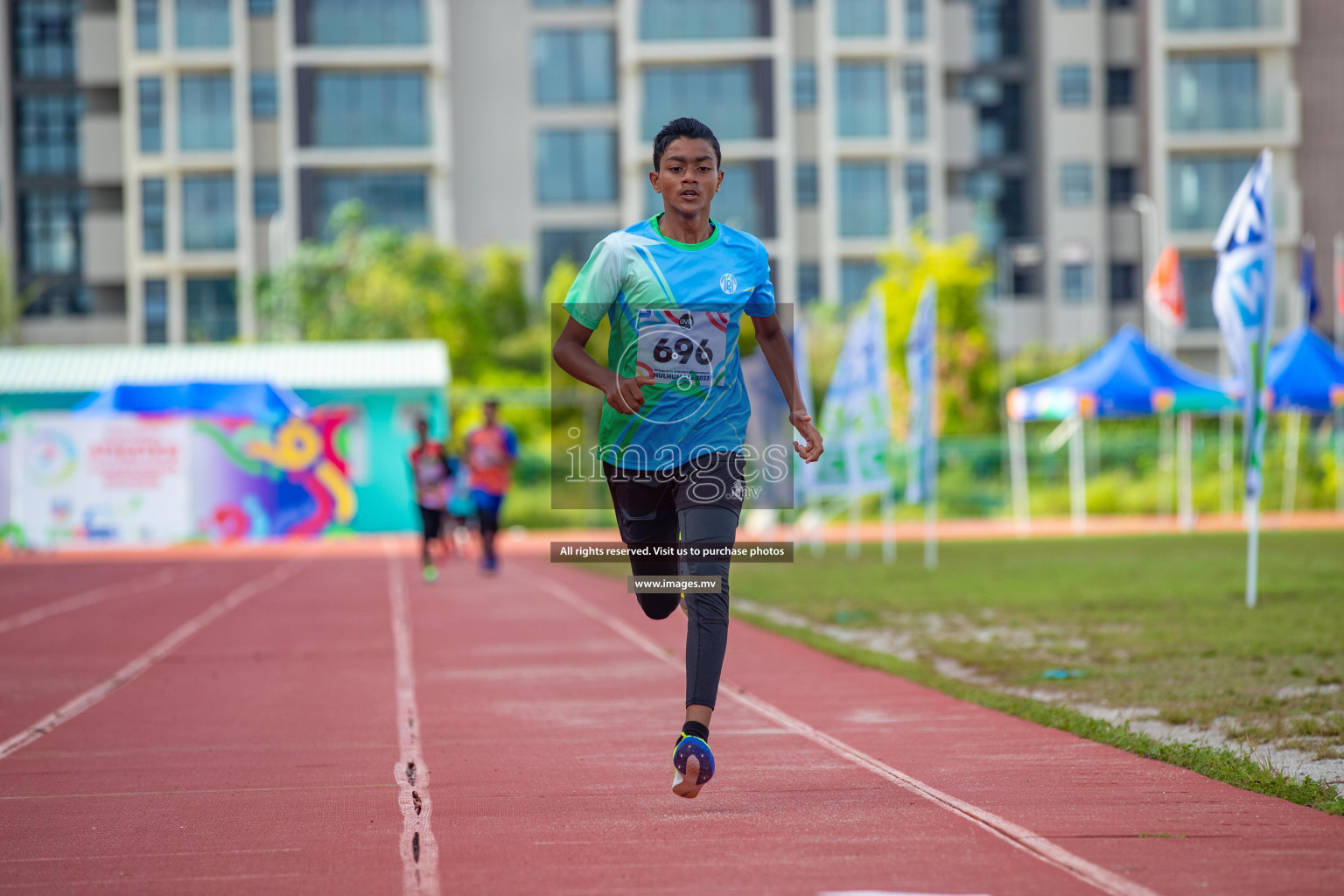 Day two of Inter School Athletics Championship 2023 was held at Hulhumale' Running Track at Hulhumale', Maldives on Sunday, 15th May 2023. Photos: Nausham Waheed / images.mv