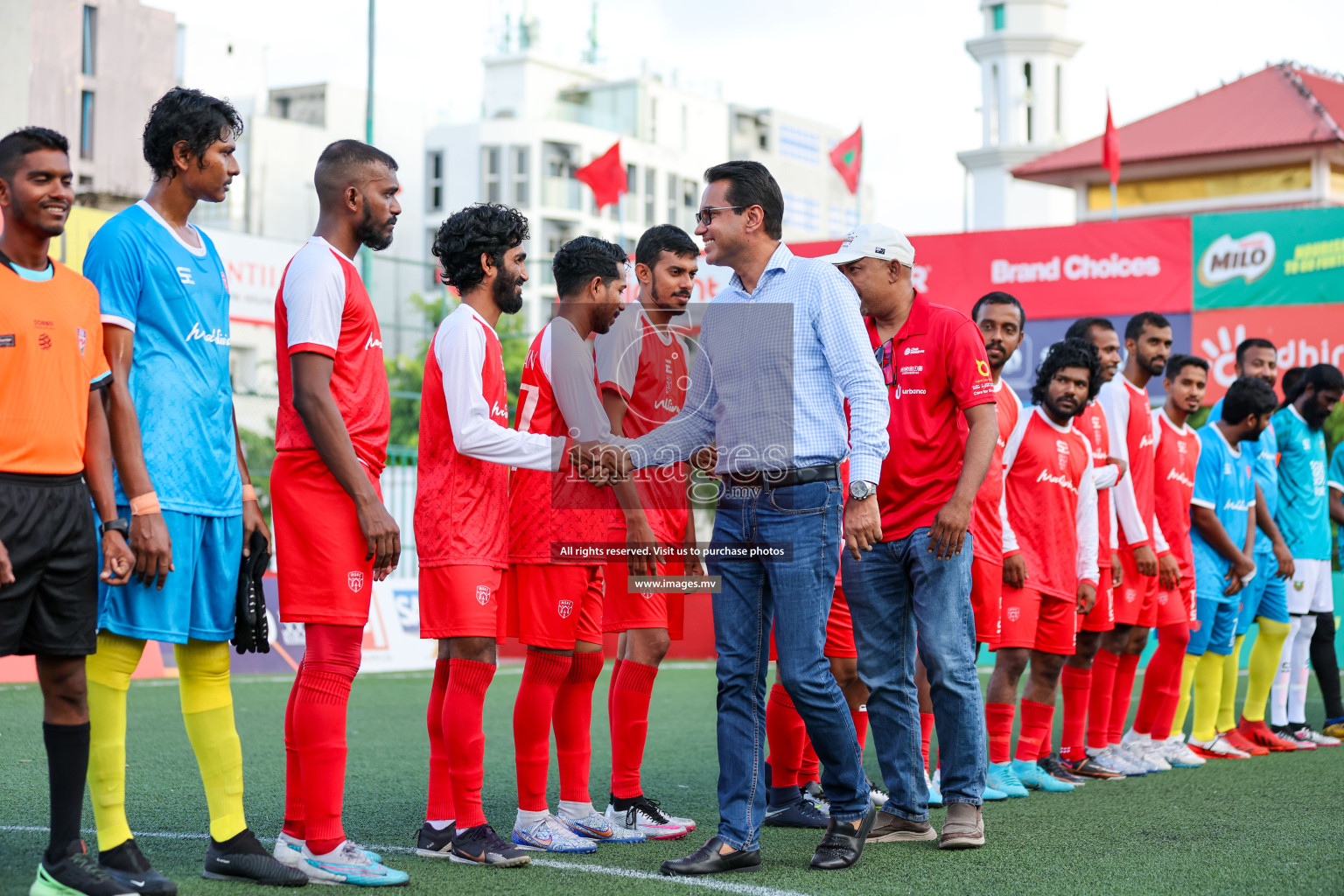 Stelco Club vs Maldivian in Club Maldives Cup 2023 held in Hulhumale, Maldives on 15 July 2023