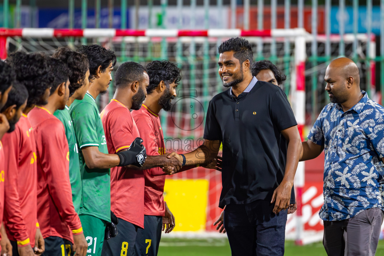 Dh Kudahuvadhoo  vs F Bilehdhoo on Day 34 of Golden Futsal Challenge 2024 was held on Monday, 19th February 2024, in Hulhumale', Maldives
Photos: Mohamed Mahfooz Moosa / images.mv