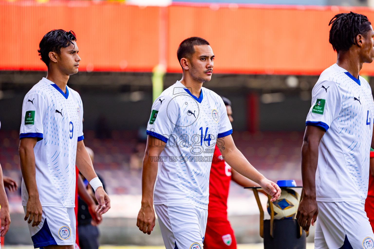 Maldives vs Philippines in AFC Asian Cup Qualifies held in National Football Stadium, Male', Maldives on Tuesday, 18th November 2025. Photos: Nausham Waheed / Images.mv