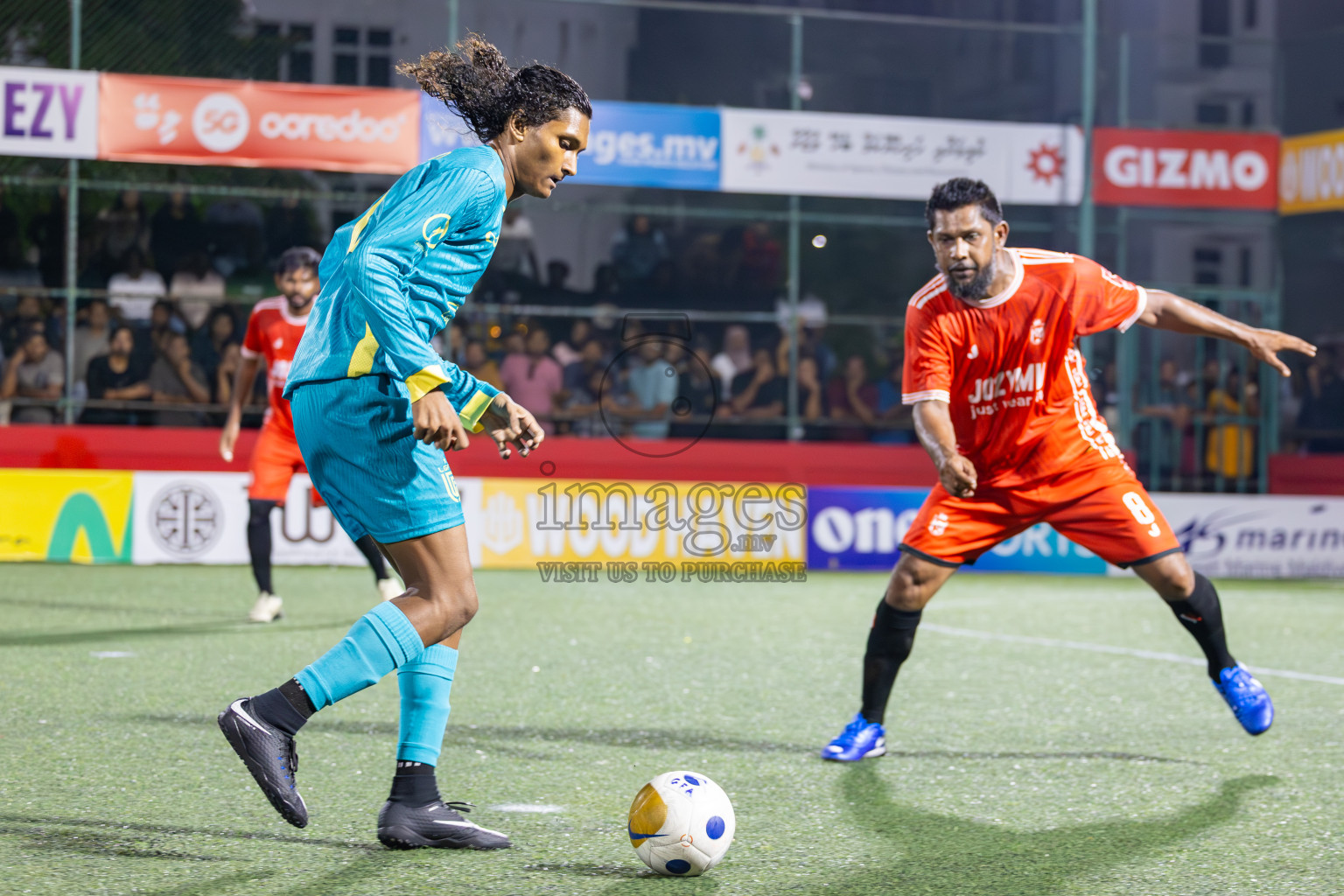 L Maavah VS L Gan in Day 8 of Golden Futsal Challenge 2025 was held on Sunday, 12th January 2025, in Hulhumale', Maldives
Photos: Ismail Thoriq / images.mv
