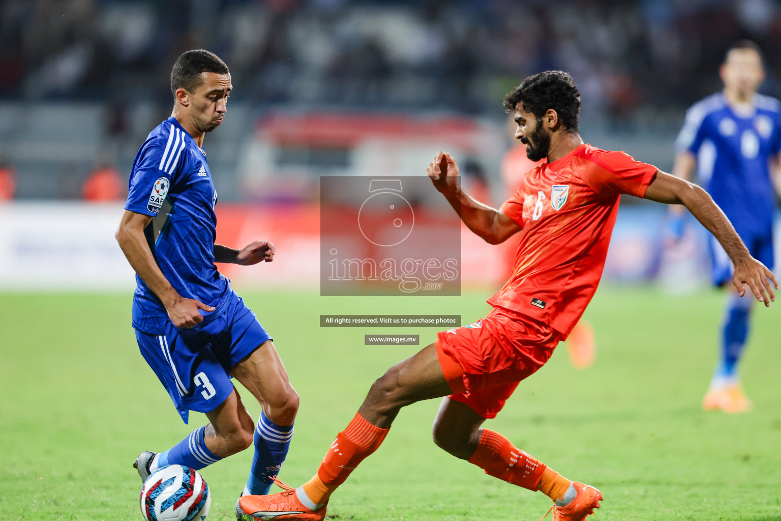 Kuwait vs India in the Final of SAFF Championship 2023 held in Sree Kanteerava Stadium, Bengaluru, India, on Tuesday, 4th July 2023. Photos: Nausham Waheed / images.mv