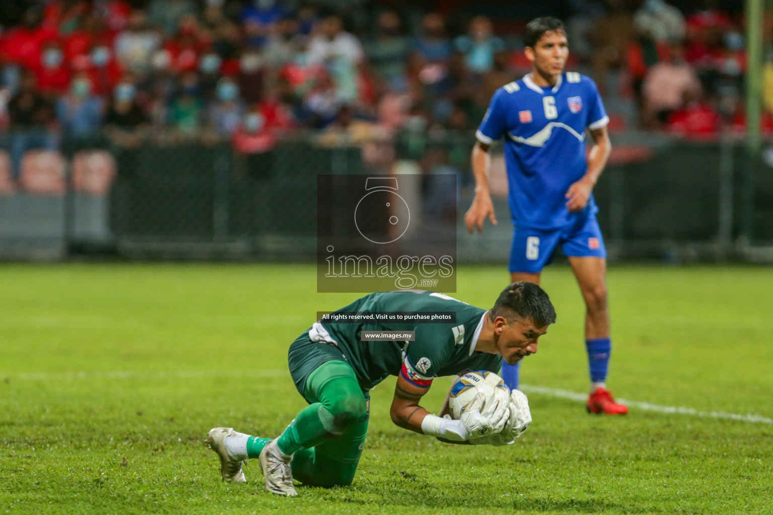 Maldives vs Nepal in SAFF Championship 2021 held on 1st October 2021 in Galolhu National Stadium, Male', Maldives