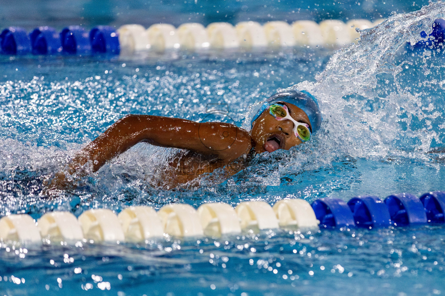 Day 2 of National Swimming Competition 2024 held in Hulhumale', Maldives on Saturday, 14th December 2024. Photos: Hassan Simah / images.mv