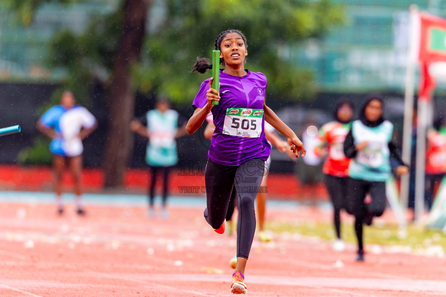 Day 6 of Inter-school Athletics Championship 2025 held in Ekuveni Synthetic Track, Male', Maldives on Sunday, 12th October 2025. Photos by: Nausham Waheed / Images.mv