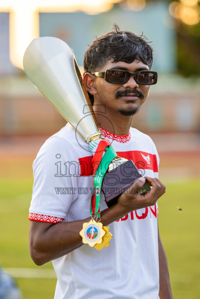 Day 3 of 33rd National Athletics Championship was held in Ekuveni Track at Male', Maldives on Saturday, 7th September 2024. Photos: Suaadh Abdul Sattar / images.mv