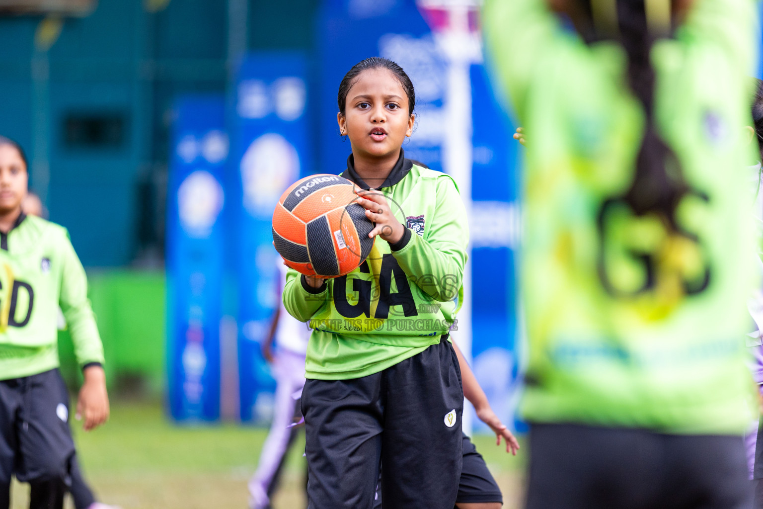 Day 3 of Nestle' Kids Netball Fiesta 2023 held in Henveyru Stadium, Male', Maldives on Saturday, 2nd December 2023. Photos by Nausham Waheed / Images.mv