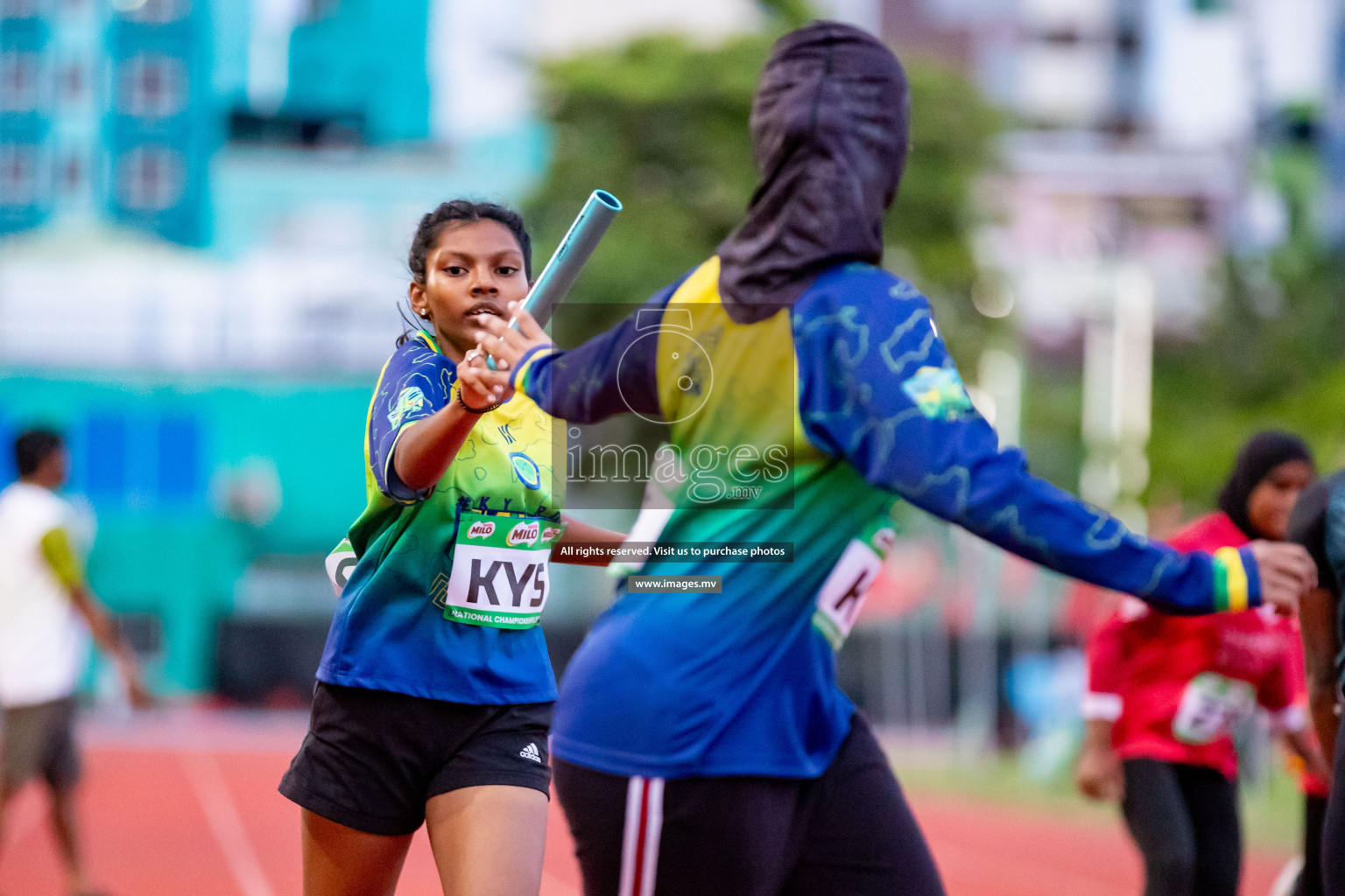 Day 2 of National Athletics Championship 2023 was held in Ekuveni Track at Male', Maldives on Friday, 24th November 2023. Photos: Hassan Simah / images.mv