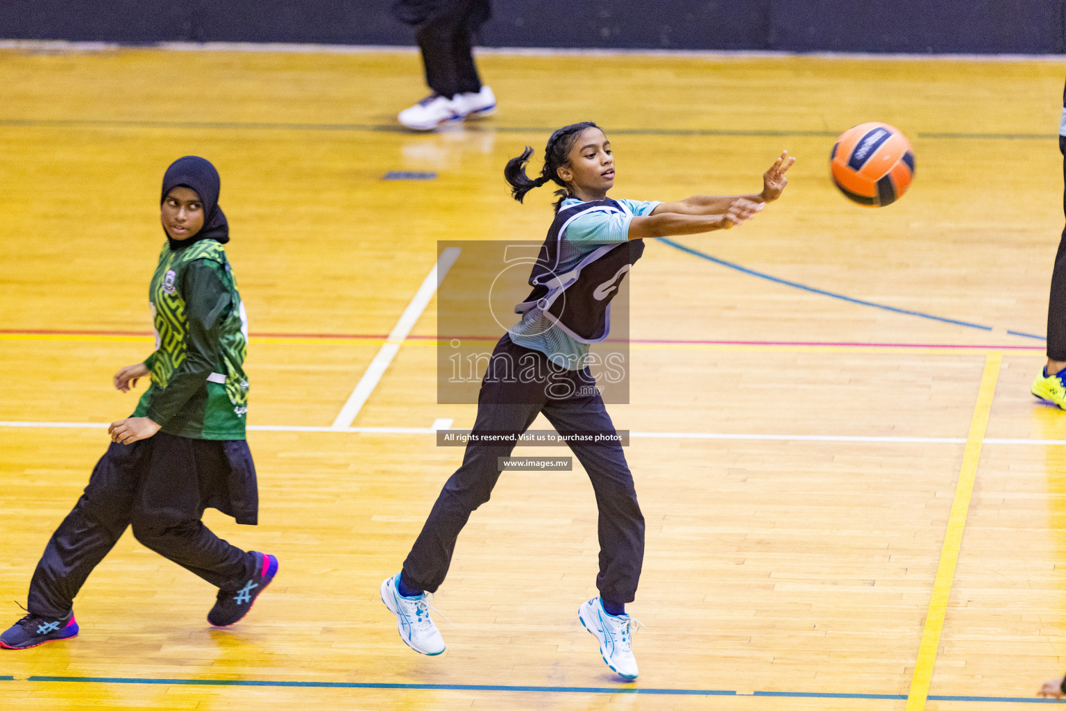 Day5 of 24th Interschool Netball Tournament 2023 was held in Social Center, Male', Maldives on 31st October 2023. Photos: Nausham Waheed / images.mv