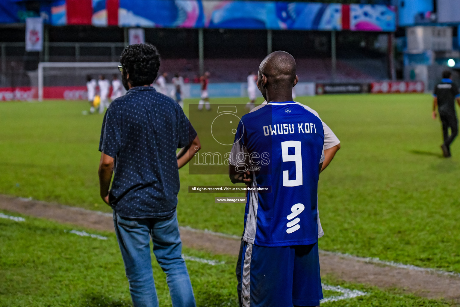 Buru Sports Club vs New Radiant Sports Club in the 2nd Division 2022 on 14th Aug 2022, held in National Football Stadium, Male', Maldives Photos: Nausham Waheed / Images.mv