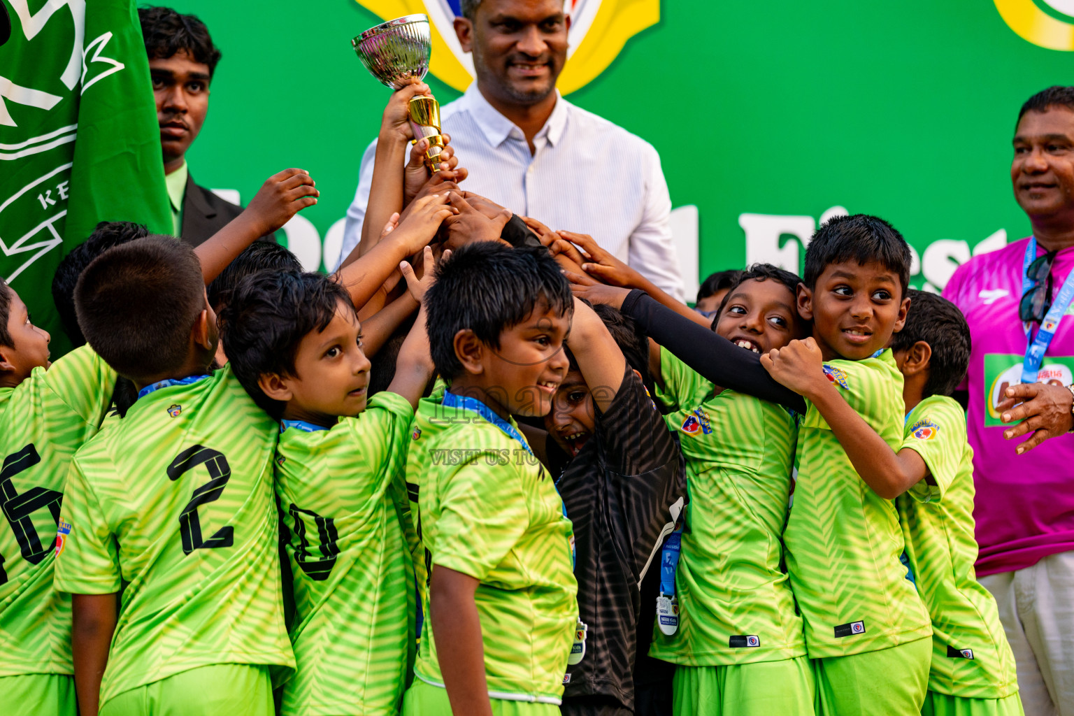 Day 2 of MILO Kids Football Fiesta was held at National Stadium in Male', Maldives on Saturday, 24th February 2024.