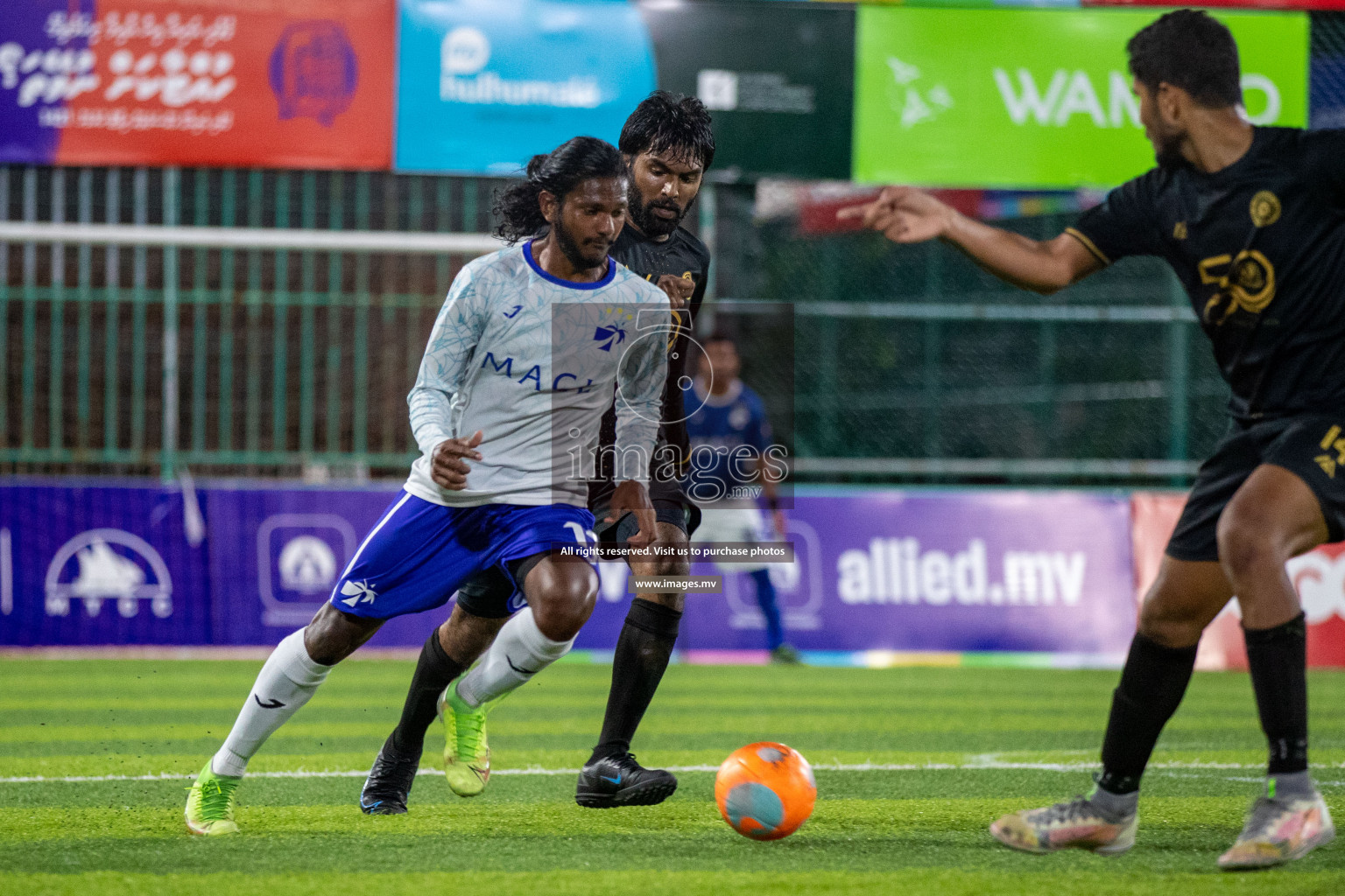 Prison Club vs MACL in the Quarter Finals of Club Maldives 2021 held at Hulhumale;, on 12th December 2021 Photos: Ismail Thoriq / images.mv