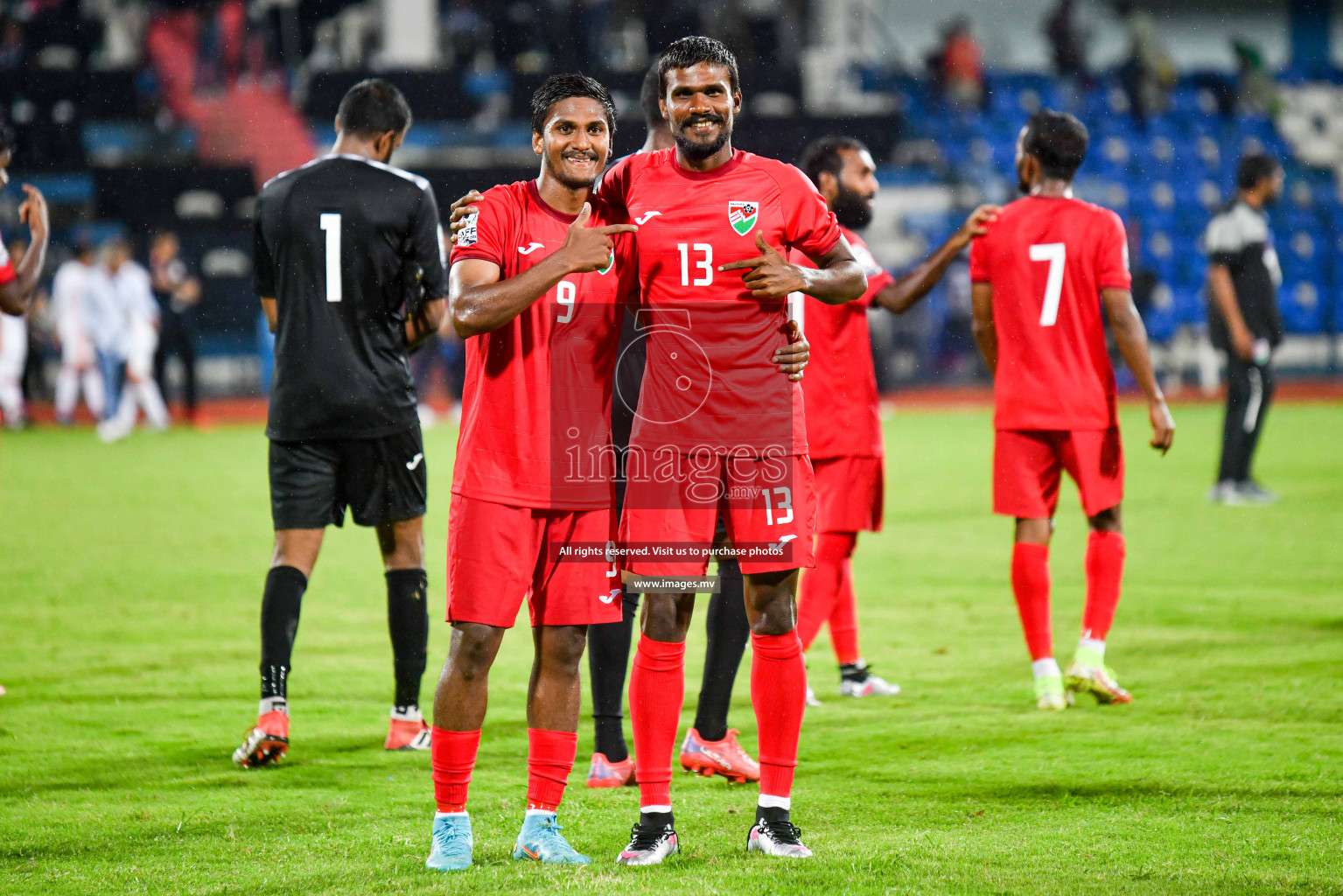 Maldives vs Bhutan in SAFF Championship 2023 held in Sree Kanteerava Stadium, Bengaluru, India, on Wednesday, 22nd June 2023. Photos: Nausham Waheed / images.mv