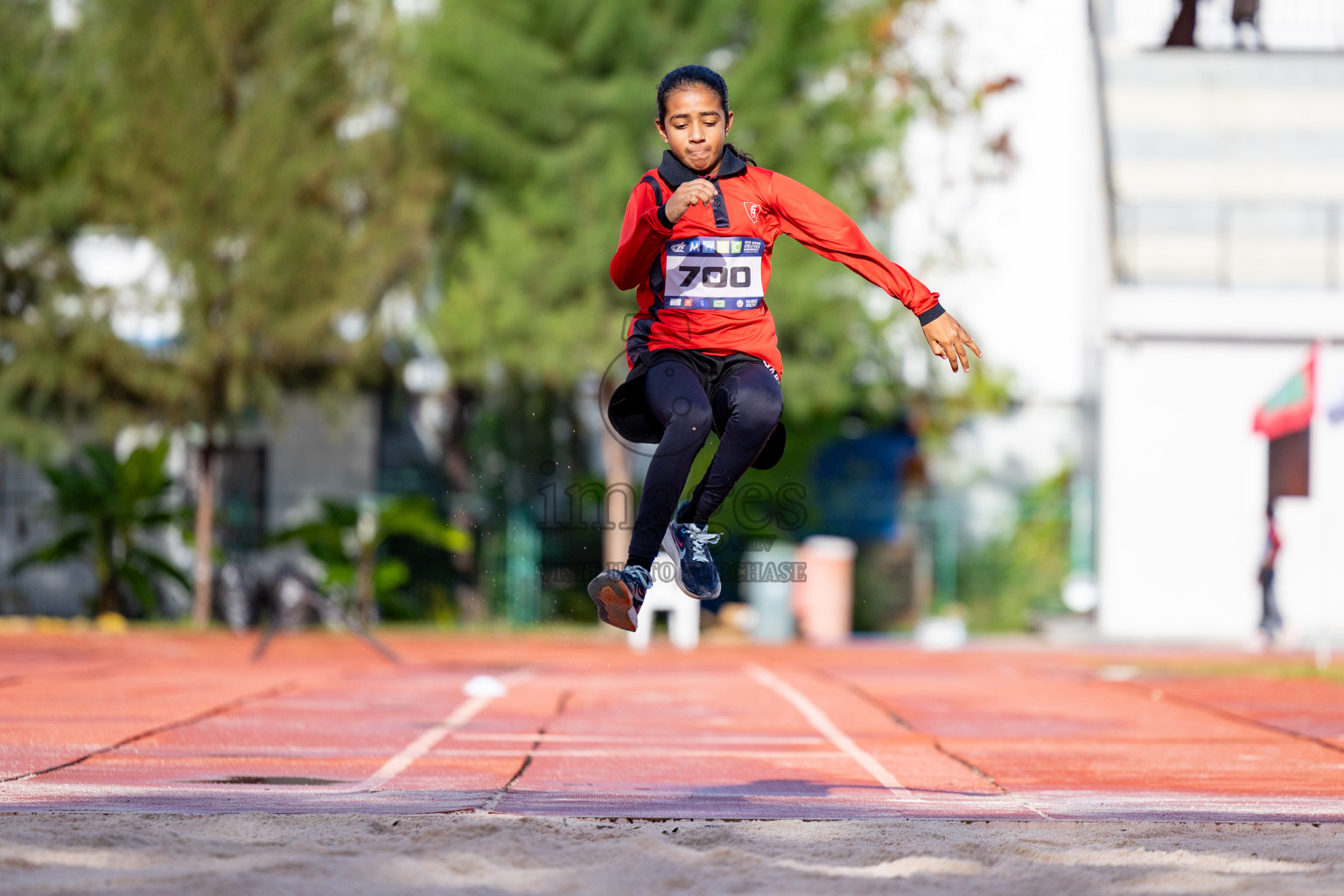 Day 1 of MWSC Interschool Athletics Championships 2024 held in Hulhumale Running Track, Hulhumale, Maldives on Saturday, 9th November 2024. 
Photos by: Ismail Thoriq, Hassan Simah / Images.mv