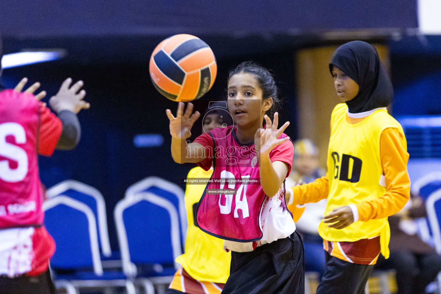 Day2 of 24th Interschool Netball Tournament 2023 was held in Social Center, Male', Maldives on 28th October 2023. Photos: Nausham Waheed / images.mv