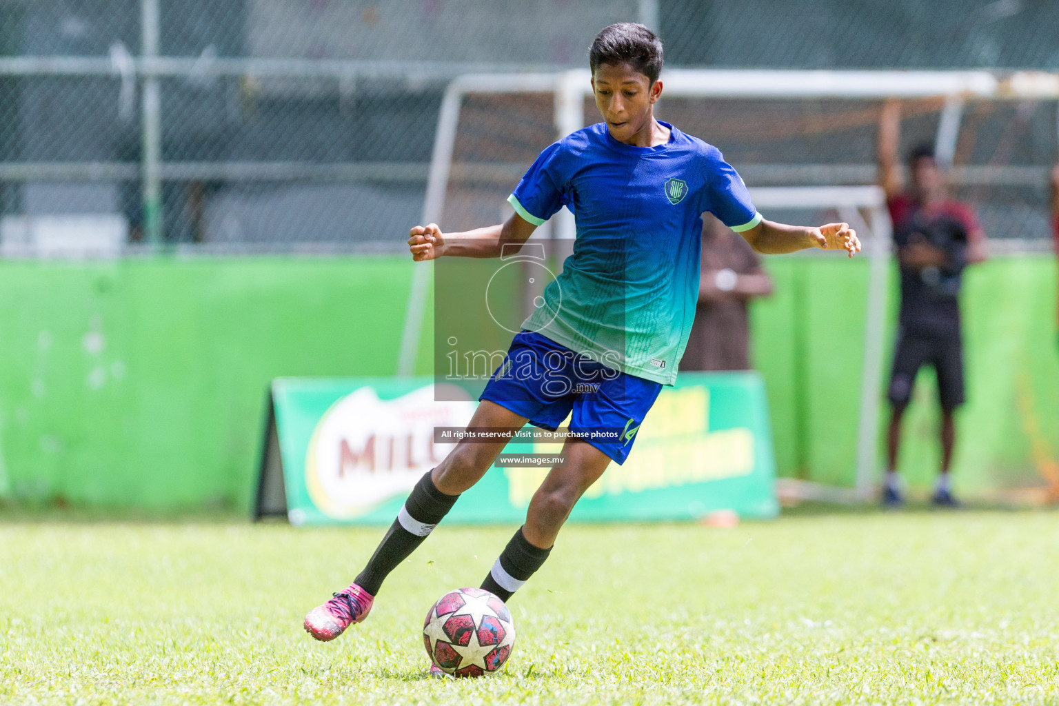 Day 2 of MILO Academy Championship 2023 (u14) was held in Henveyru Stadium Male', Maldives on 4th November 2023. Photos: Nausham Waheed / images.mv