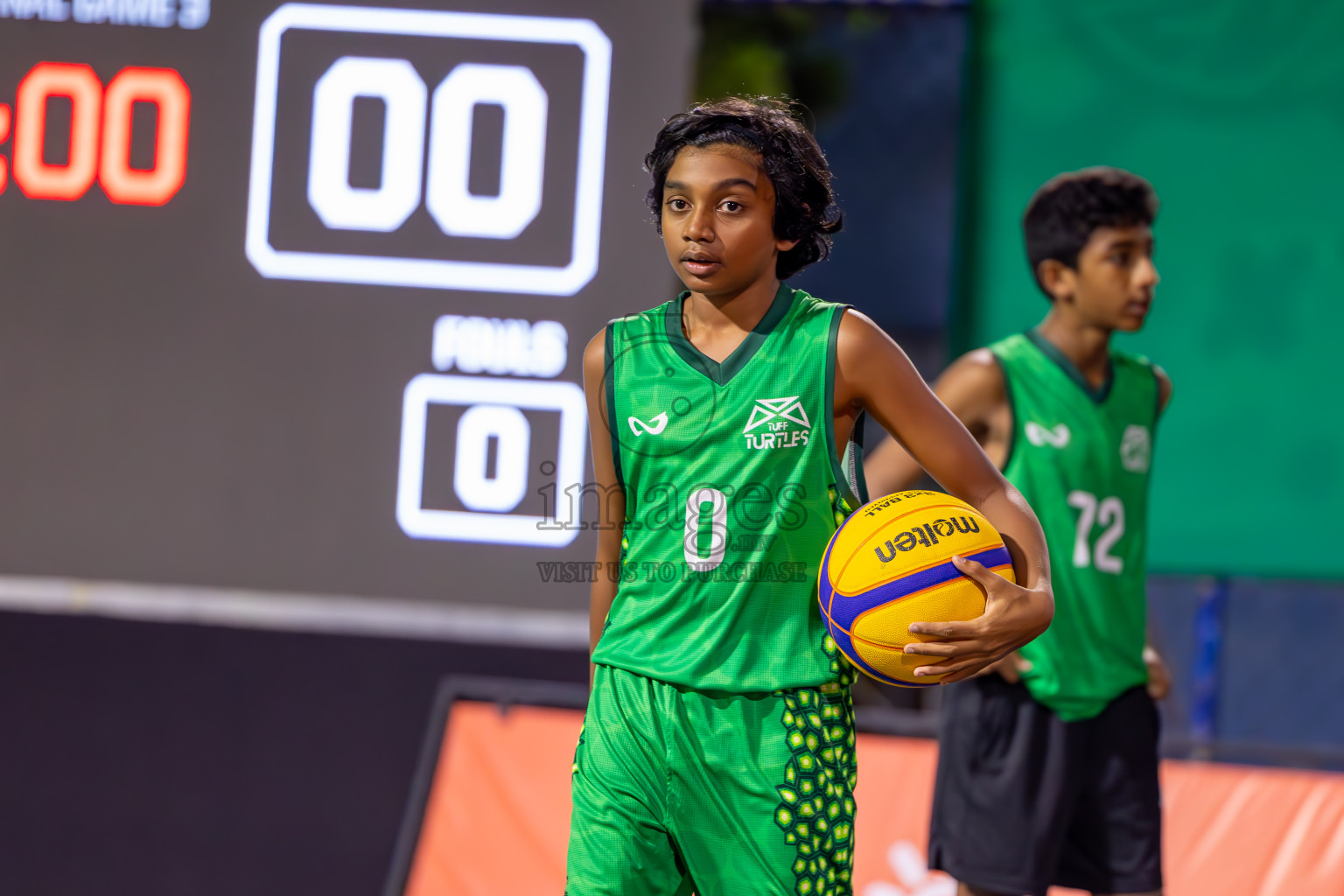 Day 3 of MILO Ramadan 3x3 Challenge 2024 was held in Ekuveni Outdoor Basketball Court at Male', Maldives on Thursday, 14th March 2024.
Photos: Ismail Thoriq / images.mv