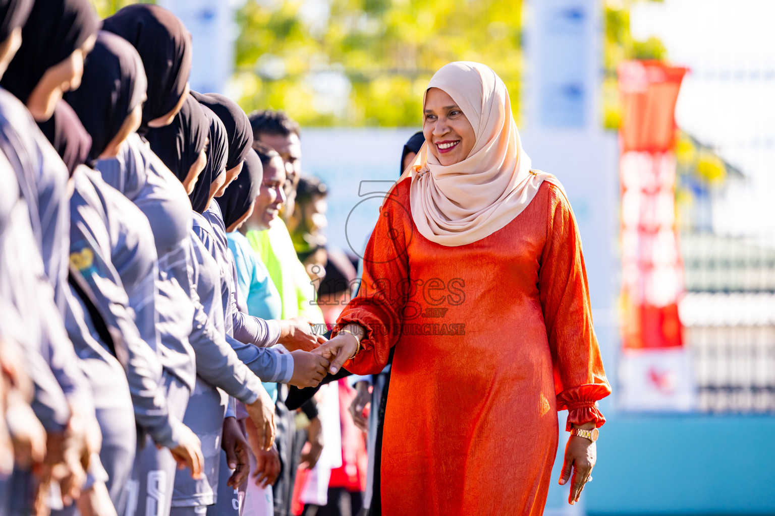 Dhonfan vs Kihaadhoo in Day 4 of Better in Baa Futsal Fiesta 2025 Woman's division held in B. Eydhafushi, Maldives on Sunday, 9th November 2025. Photos: Nausham Waheed / images.mv