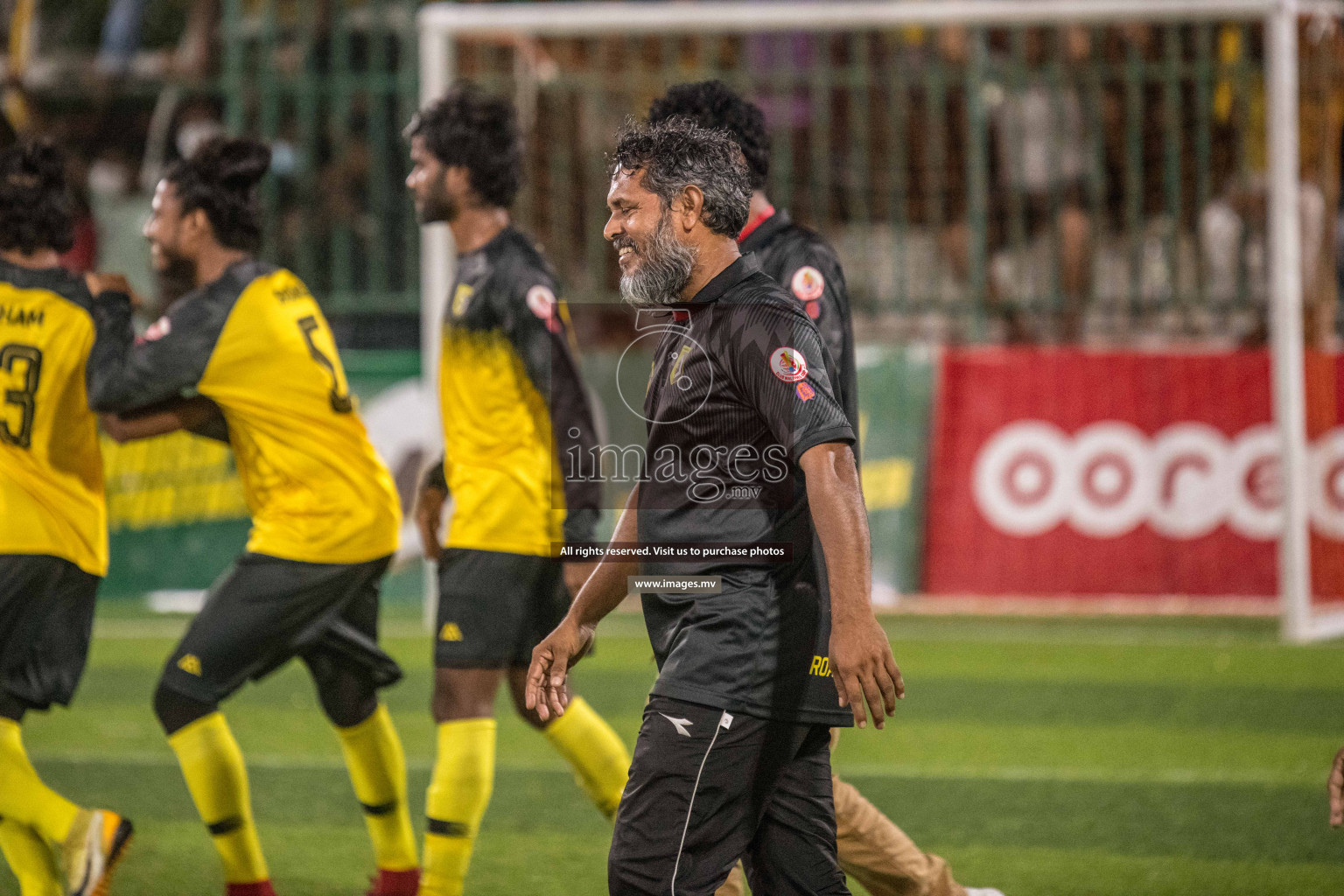 RRC Vs FSM in the Semi Finals of Club Maldives 2021 held in Hulhumale, Maldives on 19 December 2021. Photos: Nausham Waheed / images.mv