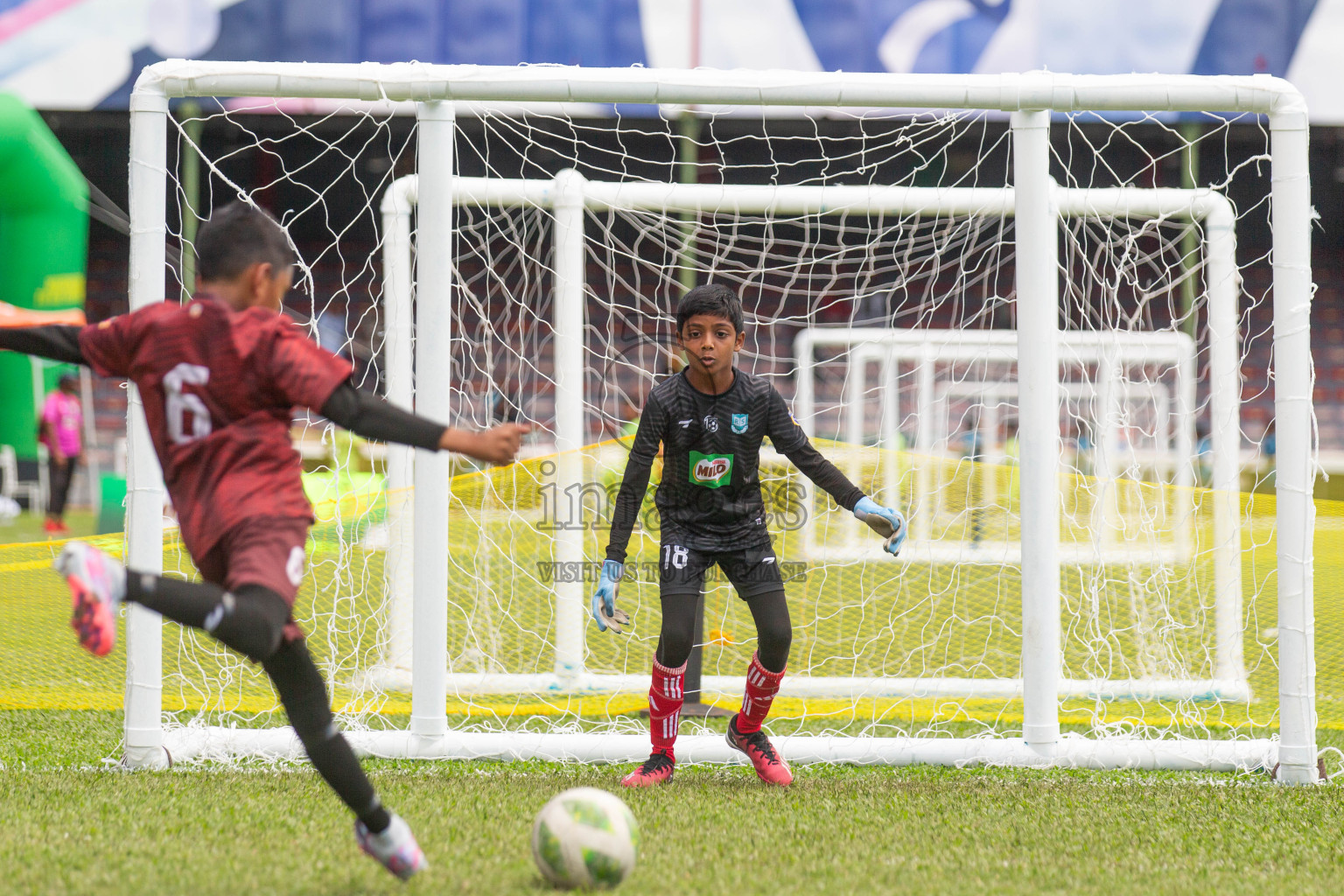 Day 2 of MILO Kids Football Fiesta was held at National Stadium in Male', Maldives on Saturday, 24th February 2024.