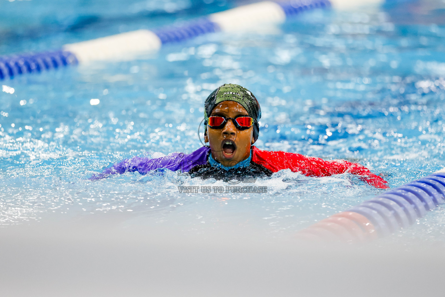 Day 1 of BML 6th National Kids Swimming Kids Festival 2025 held in Hulhumale', Maldives on Monday, 3rd November 2024. Photos: Hassan Simah / images.mv