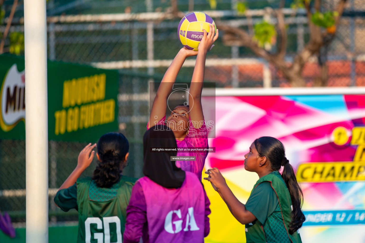 Day 8 of Junior Netball Championship 2022 on 11th March 2022 held in Male', Maldives. Photos by Nausham Waheed & Hassan Simah