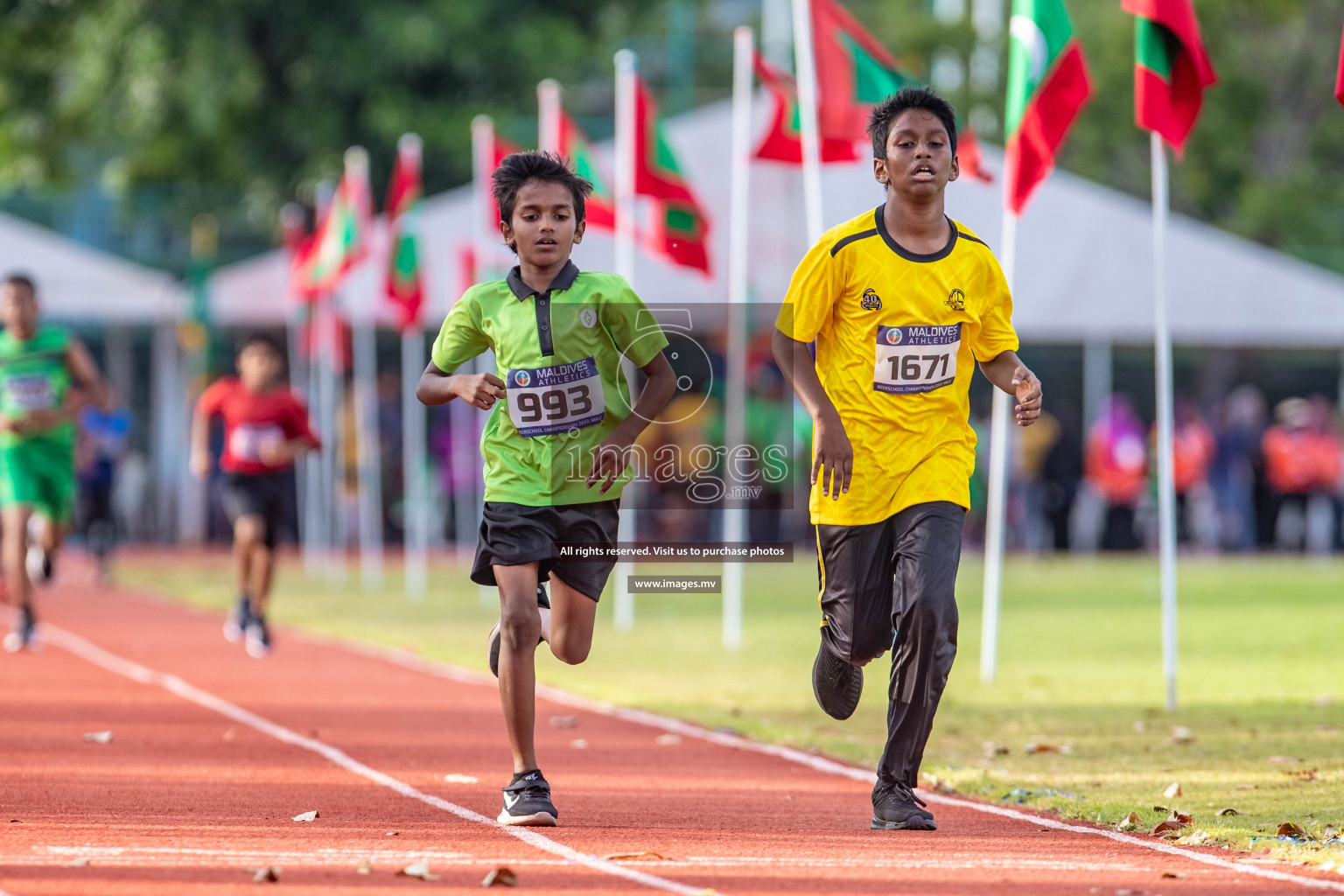 Day 1 of Inter-School Athletics Championship held in Male', Maldives on 22nd May 2022. Photos by: Nausham Waheed / images.mv