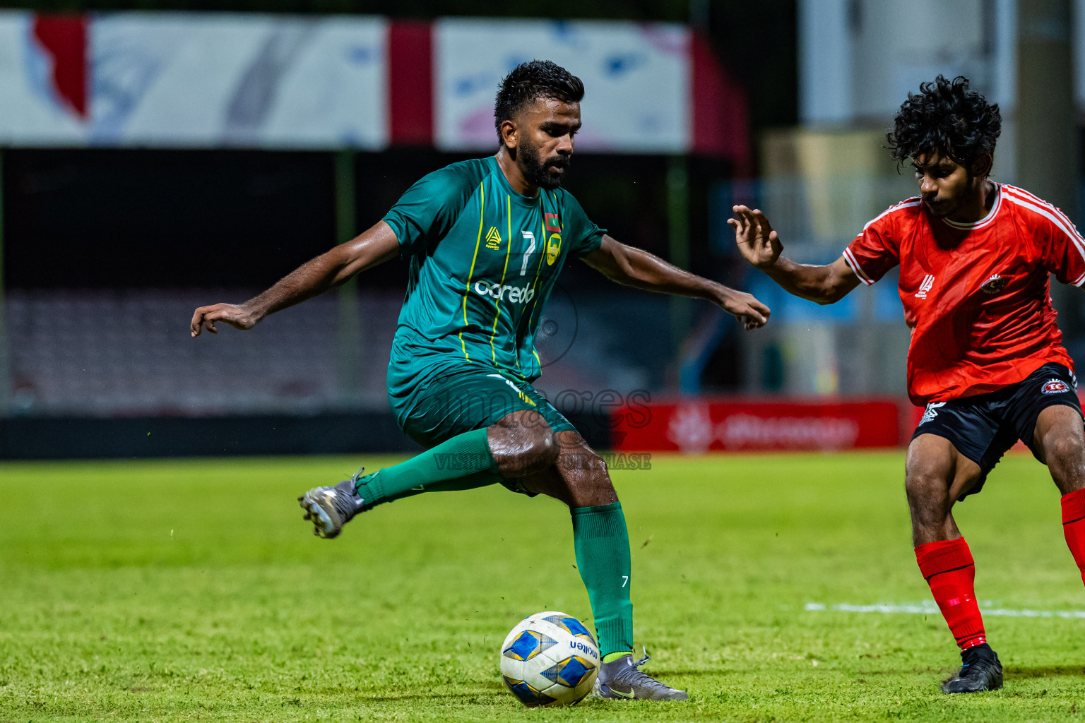 Maziya Sports & Recreation vs TC Sports Club in Dhivehi Premier League 2025/26 held in National Football Stadium, Male', Maldives on Wednesday, 24th September 2025. Photos: Areef Adam / Images.mv