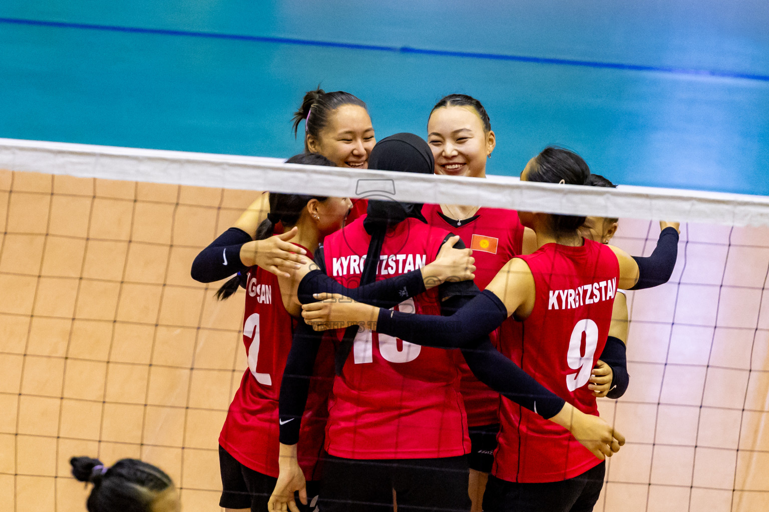 Kyrgyzstan vs Nepal in Semi Final of CAVA U20 Woman's Volleyball Championship 2024 was held in Social Center, Male', Maldives on 22nd July 2024. Photos: Nausham Waheed / images.mv