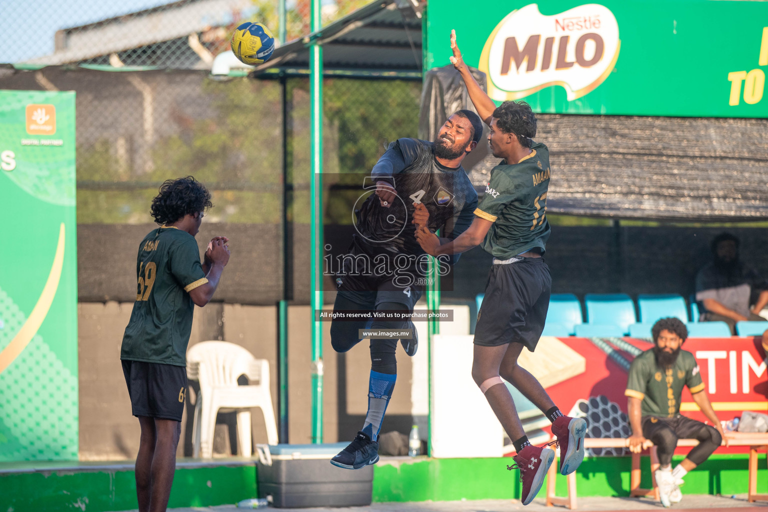 Day 5 of 6th MILO Handball Maldives Championship 2023, held in Handball ground, Male', Maldives on Friday, 24th May 2023 Photos: Shuu Abdul Sattar/ Images.mv