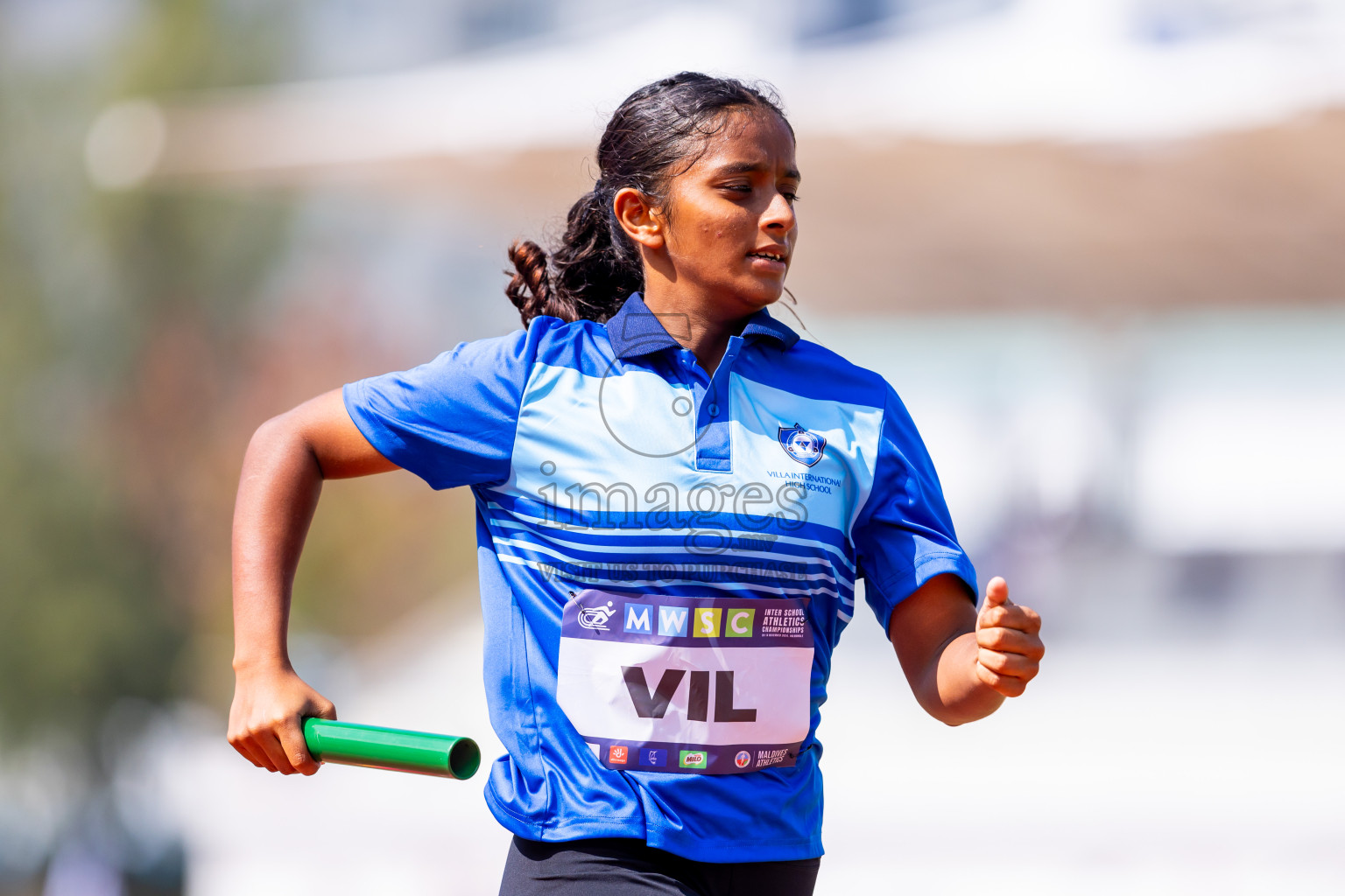 Day 6 of MWSC Interschool Athletics Championships 2024 held in Hulhumale Running Track, Hulhumale, Maldives on Thursday, 14th November 2024. Photos by: Nausham Waheed / Images.mv