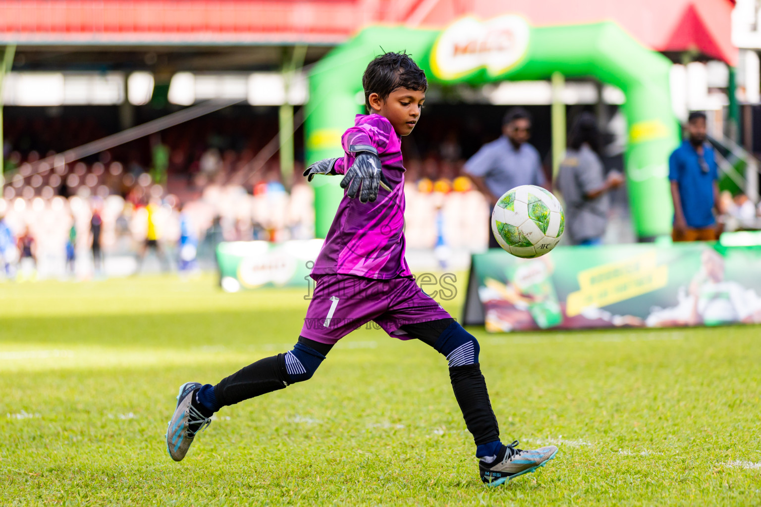 Day 2 of Under 10 MILO Academy Championship 2024 was held at National Stadium in Male', Maldives on Saturday, 27th April 2024. Photos: Nausham Waheed / images.mv