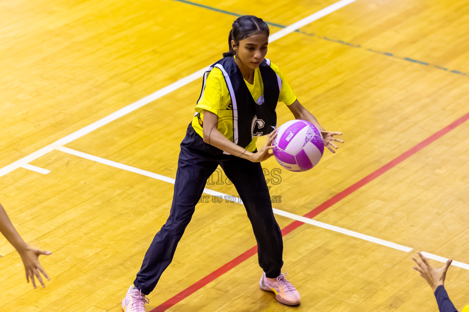 KYRC vs N Sports A in Day 5 of 24th Milo Netball Association Championship held in Social Center at Male', Maldives on Friday, 5th September 2025. Photos: Nausham Waheed / images.mv