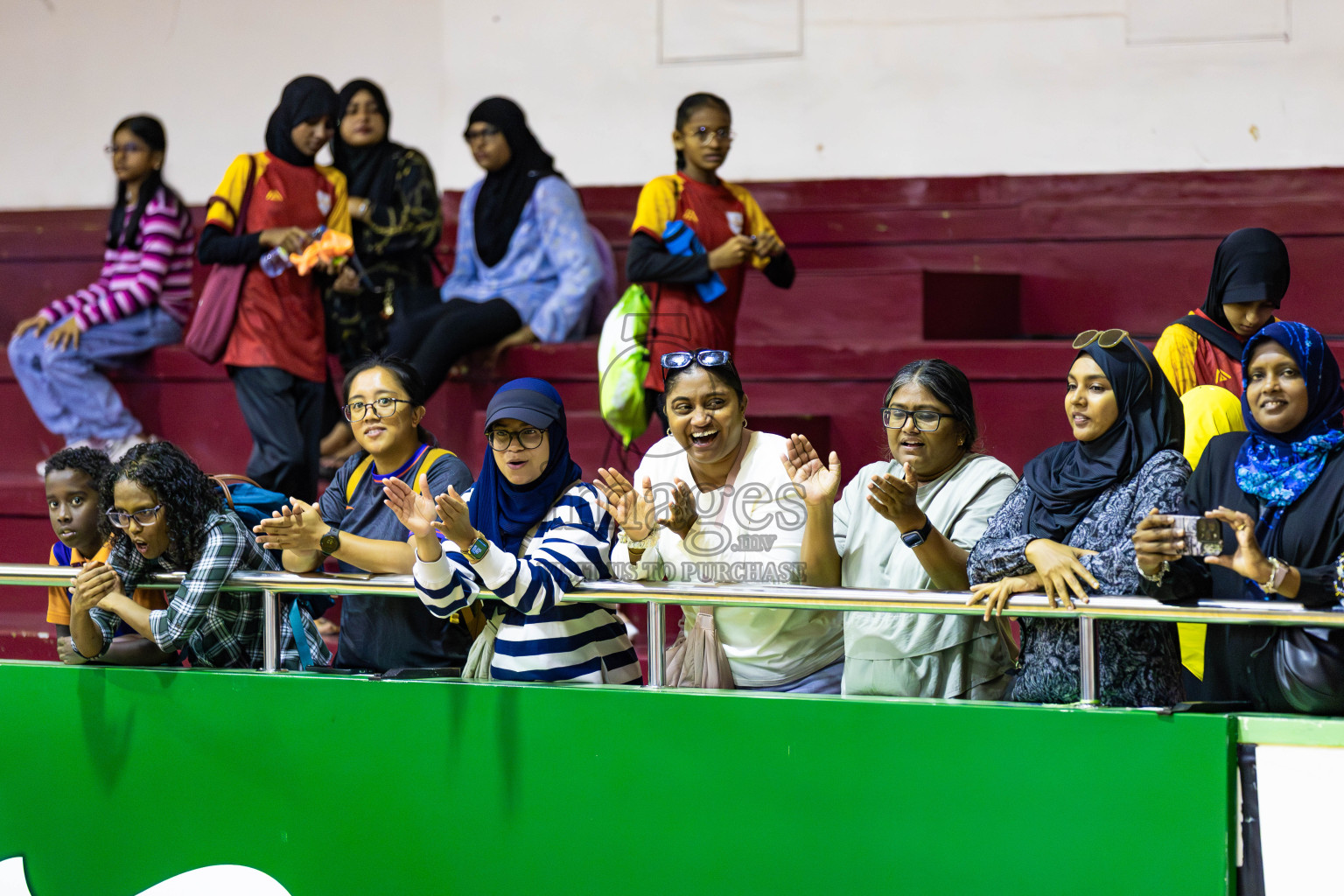 Day 1 of Inter-School Netball Tournament 2025 was held in Social Center Indoor Hall on Saturday, 18th October 2025. Photos: Areef Adam / images.mv