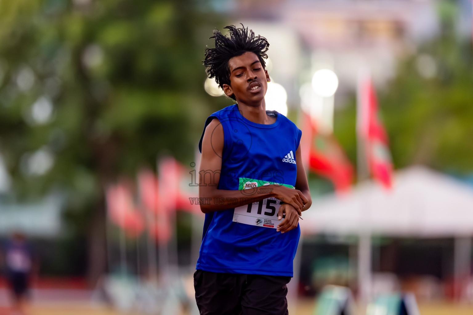Day 4 of Inter-school Athletics Championship 2025 held in Ekuveni Synthetic Track, Male', Maldives on Thursday, 09th October 2025. Photos by: Nausham Waheed / Images.mv