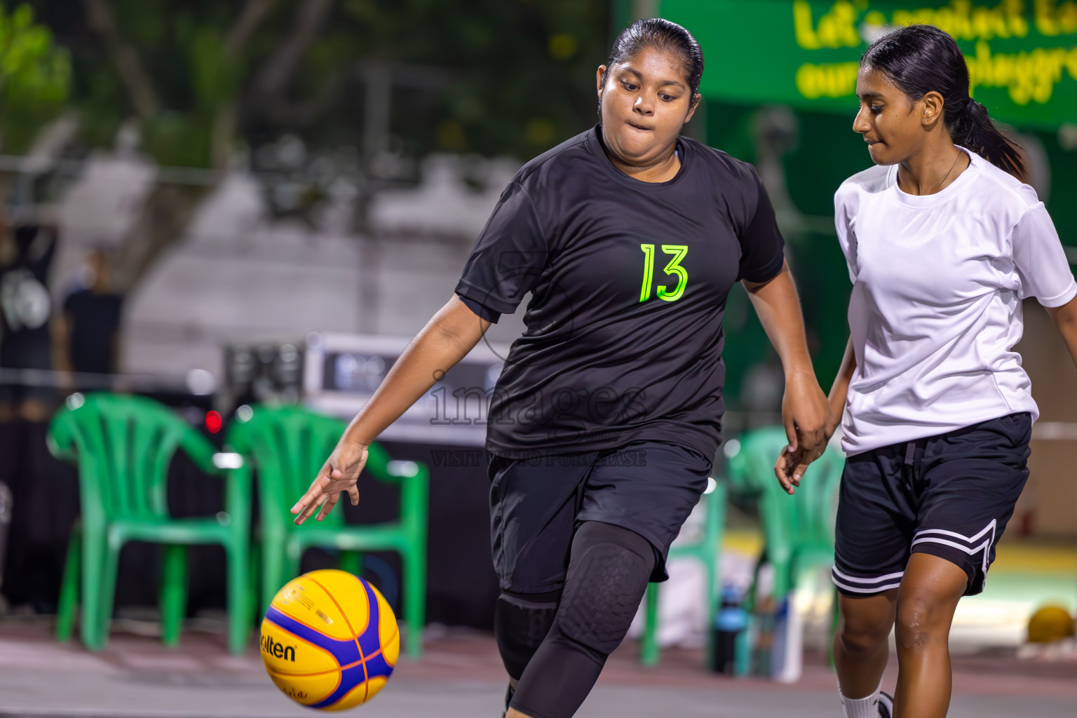 Day 1 of MILO Ramadan 3x3 Challenge 2024 was held in Ekuveni Outdoor Basketball Court at Male', Maldives on Tuesday, 12th March 2024. 
Photos: Ismail Thoriq / images.mv