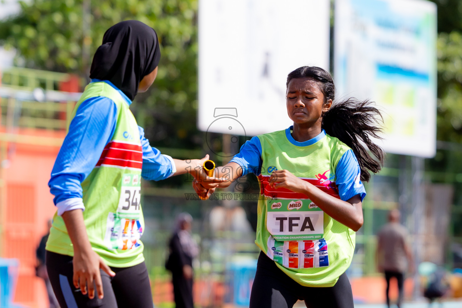 Day 3 of 12th Milo Association Championships was held in Ekuveni Track at Male', Maldives on Saturday, 26th April 2025. Photos: Nausham Waheed  / images.mv