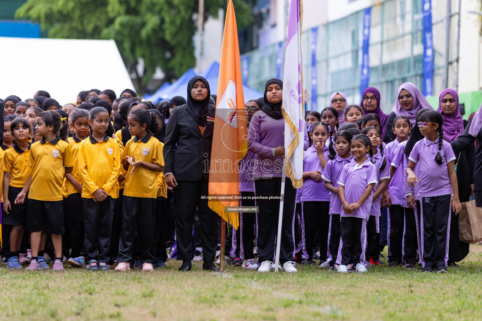 Day 2 of Nestle' Kids Netball Fiesta 2023 held in Henveyru Stadium, Male', Maldives on Thursday, 1st December 2023. Photos by Nausham Waheed / Images.mv