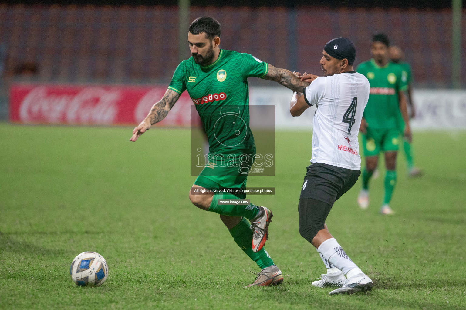 Maziya Sports and Recreation Club vs Super United Sports in Ooredoo Dhivehi Premier League 2021/22 on 12th July 2022, held in National Football Stadium, Male', Maldives Photos: Maanish/ Images mv