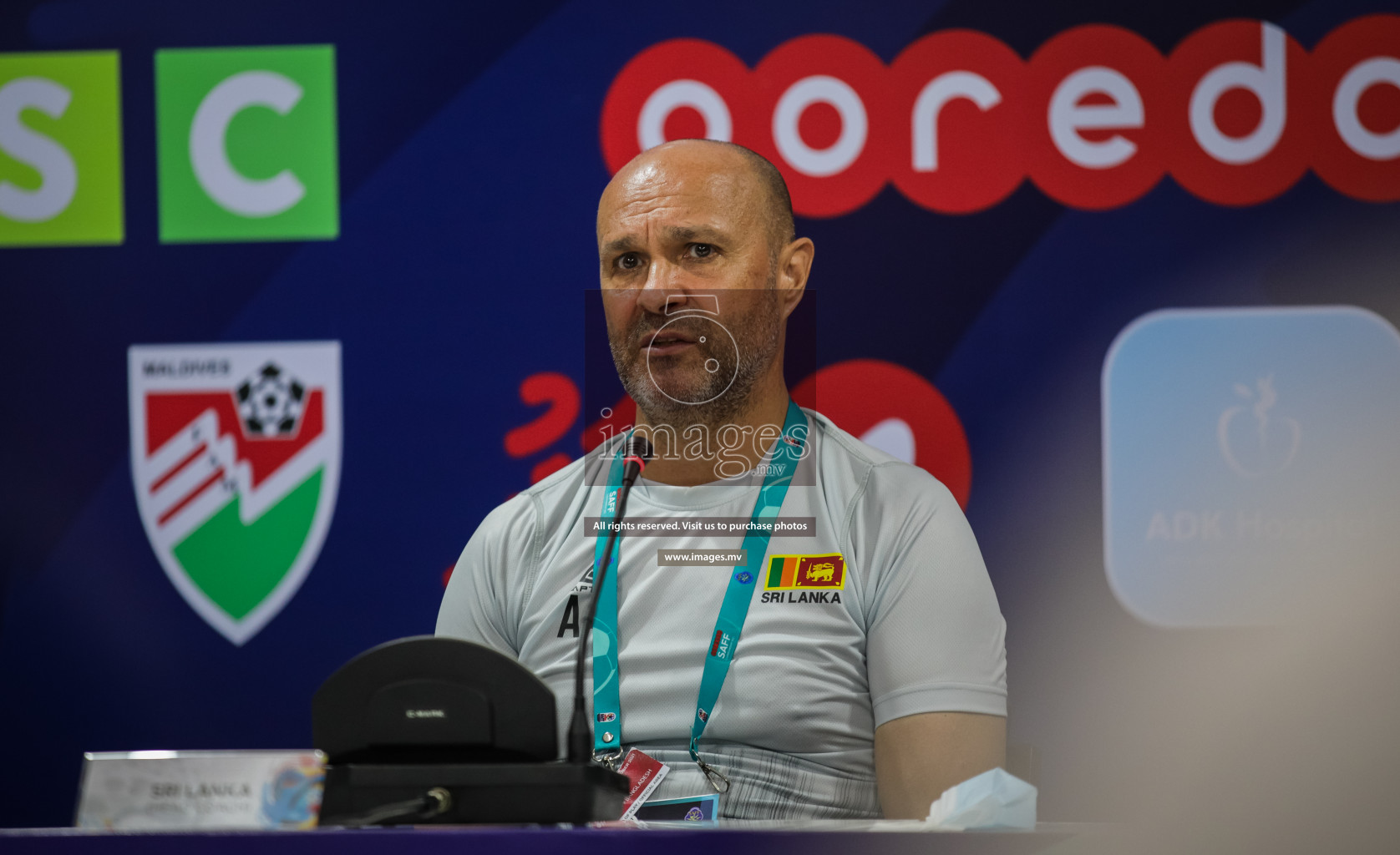 Bangladesh vs Sri Lanka in SAFF Championship 2021 held on 1st October 2021 in Galolhu National Stadium, Male', Maldives