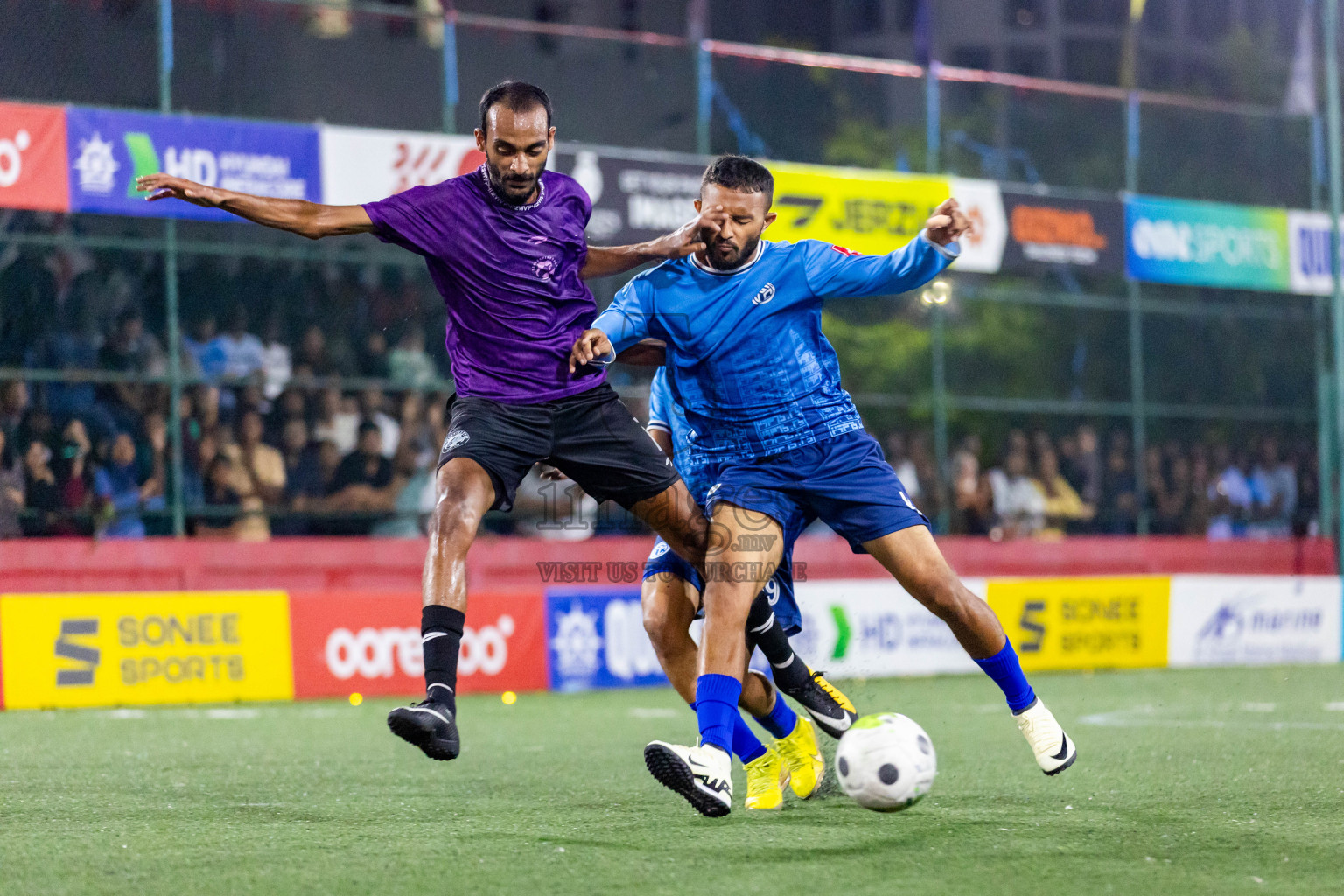 GA Kanduhulhudhoo vs GA Gemanafushi in Day 27 of Golden Futsal Challenge 2024 was held on Saturday , 10th February 2024 in Hulhumale', Maldives Photos: Nausham Waheed / images.mv