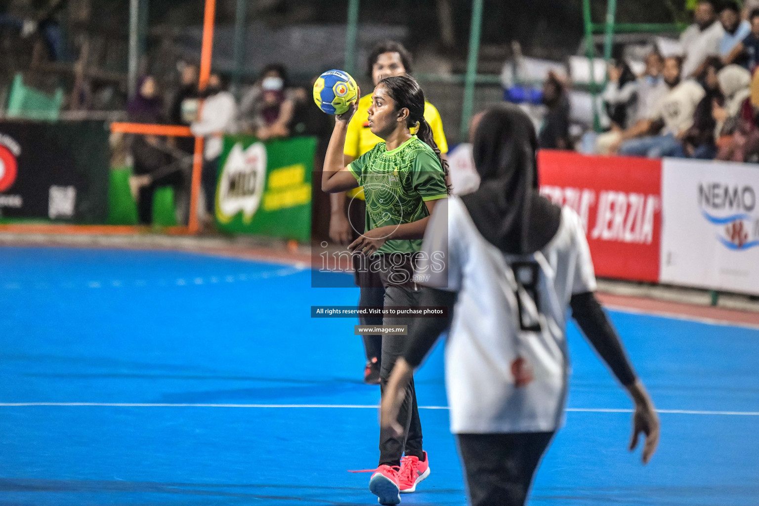 Day 5 of Milo 6th Inter Office Handball Tournament 2022 - Photos by Nausham Waheed