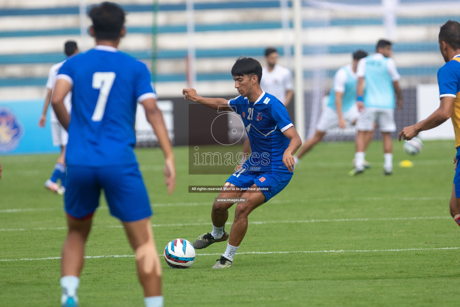 Kuwait vs Nepal in the opening match of SAFF Championship 2023 held in Sree Kanteerava Stadium, Bengaluru, India, on Wednesday, 21st June 2023. Photos: Nausham Waheed / images.mv