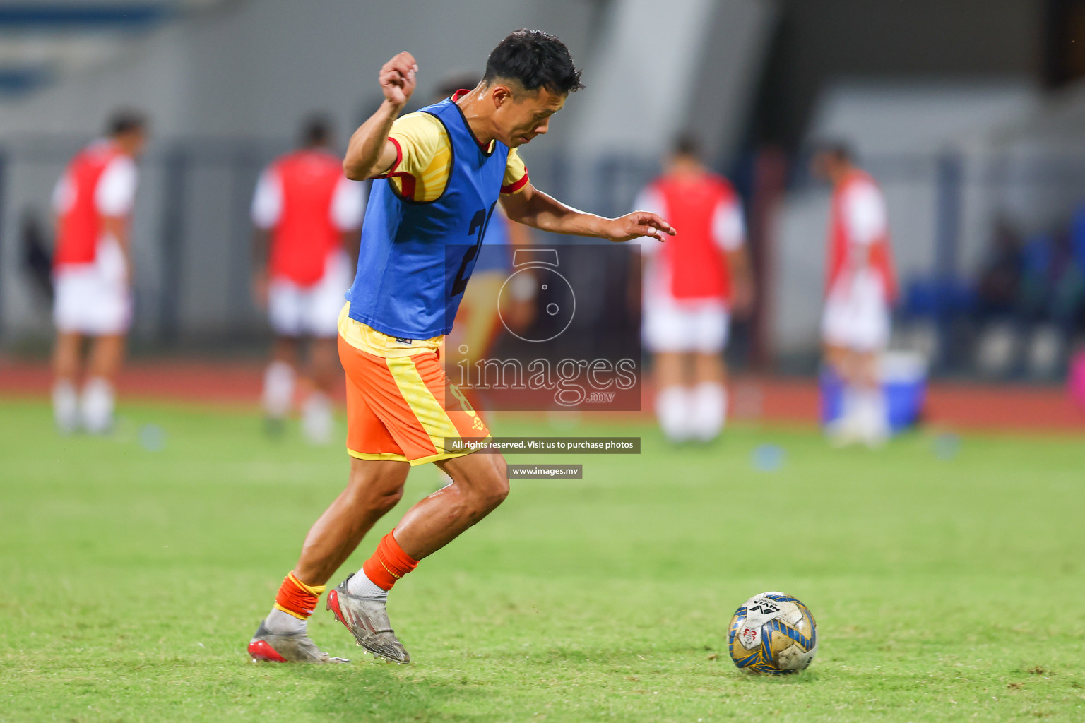 Bhutan vs Lebanon in SAFF Championship 2023 held in Sree Kanteerava Stadium, Bengaluru, India, on Sunday, 25th June 2023. Photos: Nausham Waheed, Hassan Simah / images.mv