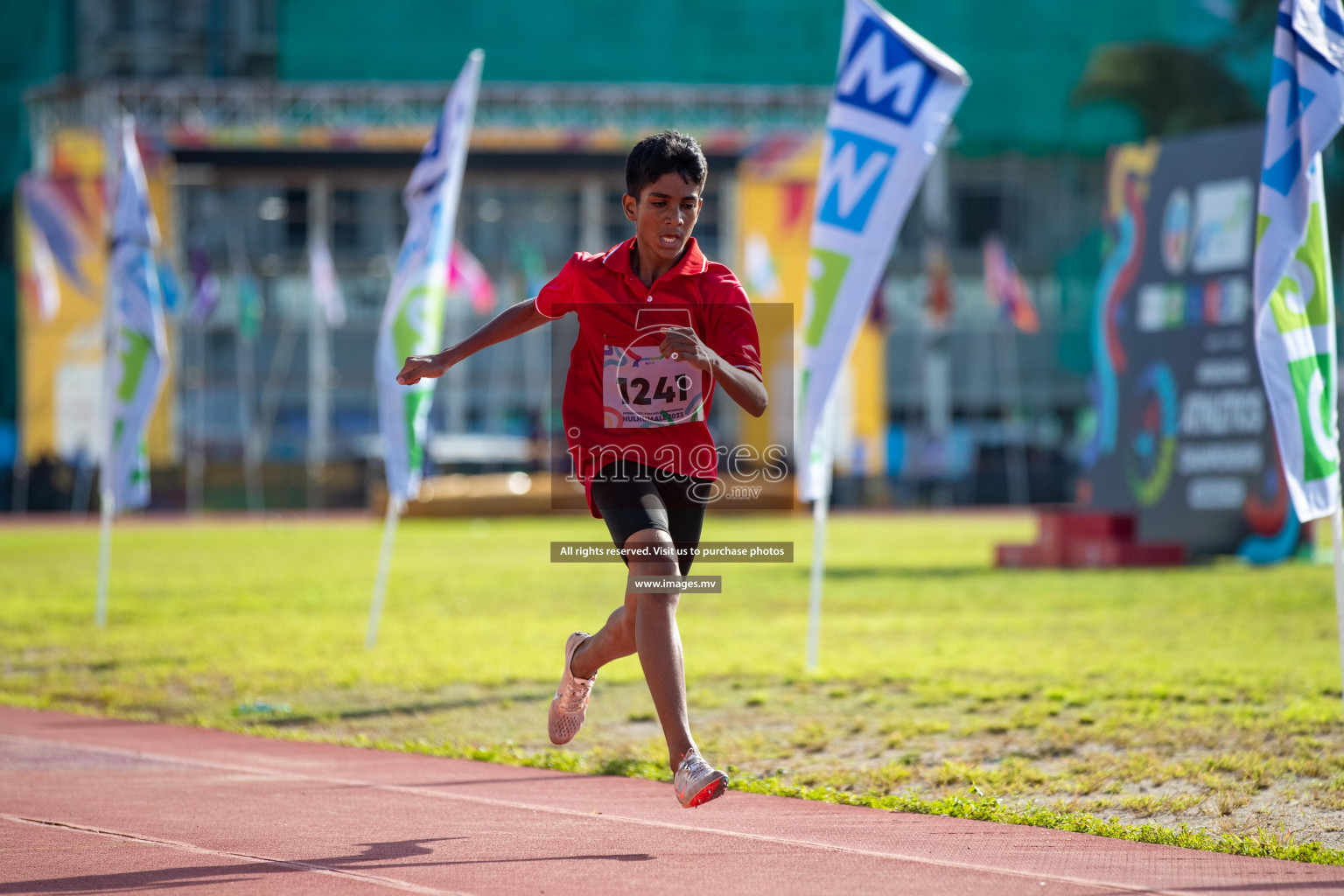 Day three of Inter School Athletics Championship 2023 was held at Hulhumale' Running Track at Hulhumale', Maldives on Tuesday, 16th May 2023. Photos: Nausham Waheed / images.mv