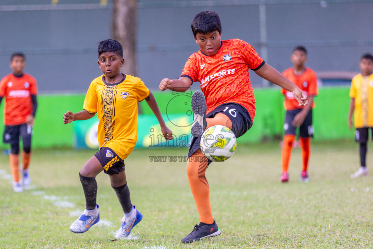 Day 2  of MILO Academy Championship 2024 - U12 was held at Henveiru Grounds in Male', Maldives on Thursday, 5th July 2024. Photos: Shuu Abdul Sattar / images.mv