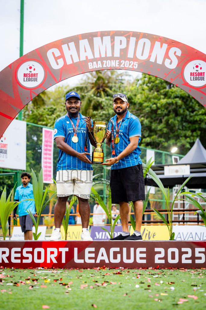 Anantara vs Finolhu in Final of Resort League 2025 (Baa Zone) was held on Friday, 18th July 2025 in Avani+ Fares Maldives Resort, Baa Atoll, Maldives. Photos: Nausham Waheed  / images.mv