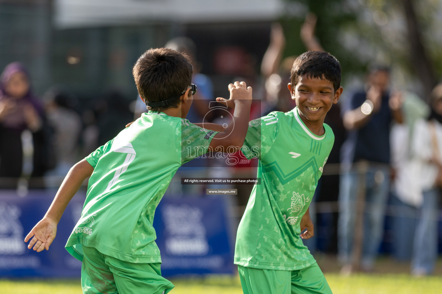 Day 4 of Nestle Kids Football Fiesta, held in Henveyru Football Stadium, Male', Maldives on Saturday, 14th October 2023
Photos: Mohamed Mahfooz Moosa, Hassan Simah / images.mv