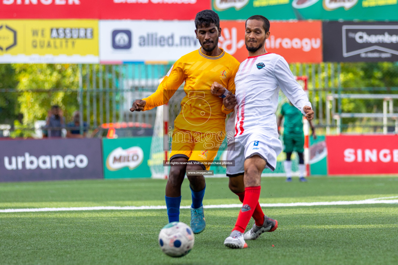 Customs RC vs ERFC in Club Maldives Cup 2023 held in Hulhumale, Maldives, on Monday, 24th July 2023. Photos: Ismail Thoriq / images.mv