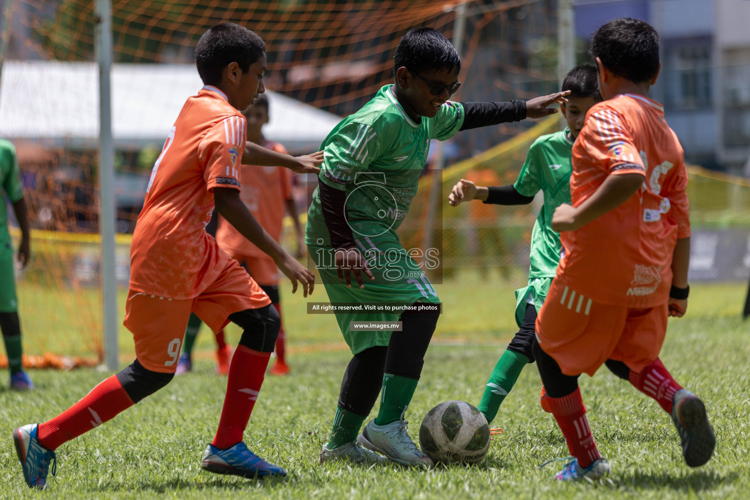 Day 1 of Nestle kids football fiesta, held in Henveyru Football Stadium, Male', Maldives on Wednesday, 11th October 2023 Photos: Shut Abdul Sattar/ Images.mv